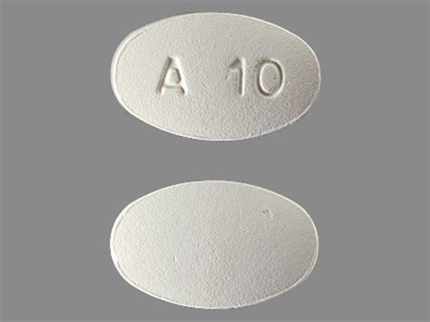 Enter the imprint code that appears on the pill. . A10 pill white oval